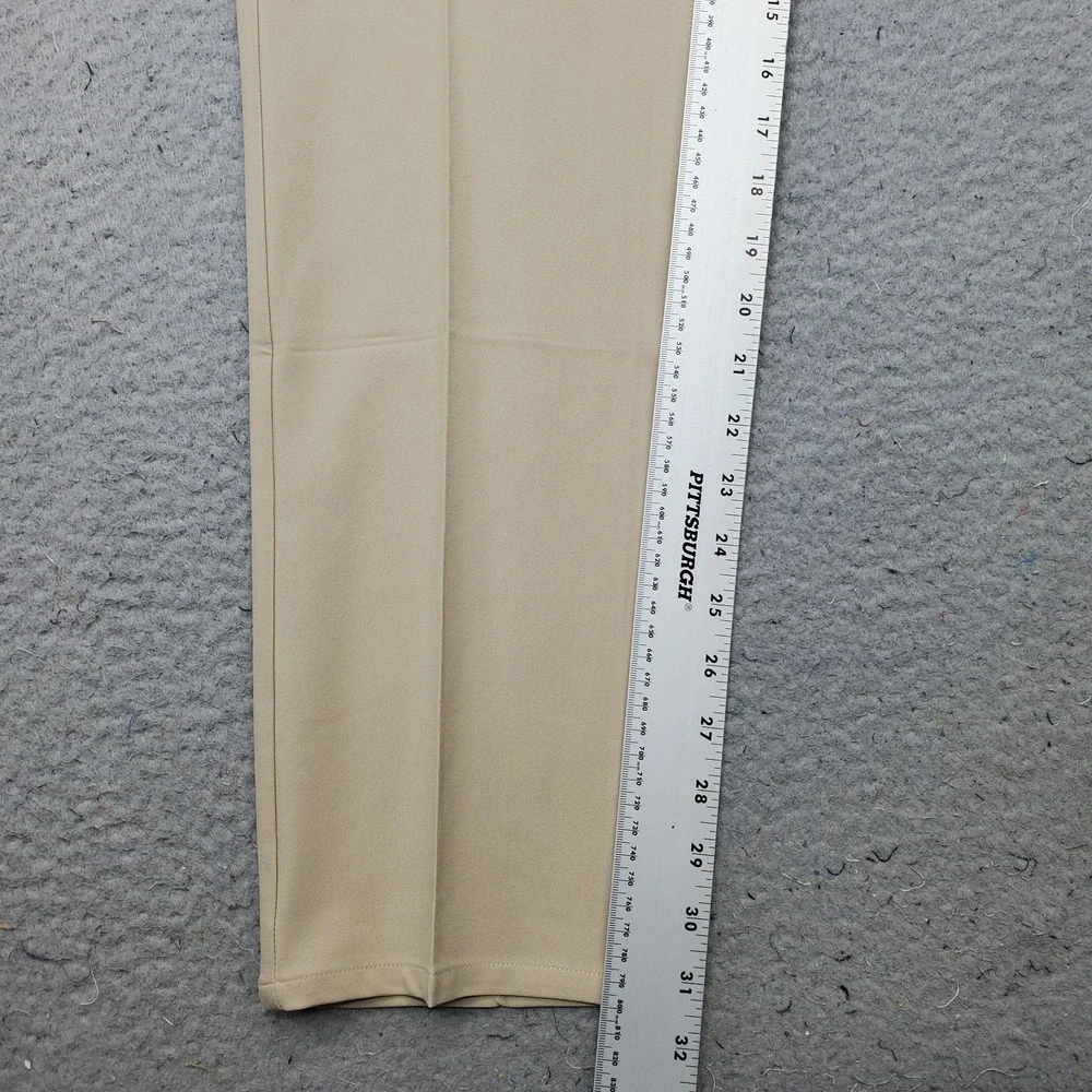 Dunning Golf Chino Pants Mens 36/32 Tan Performance Stretch Quick Dry D7S21P068